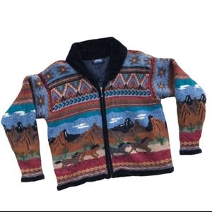 Southwestern style sweater by Icelandic Designs.
